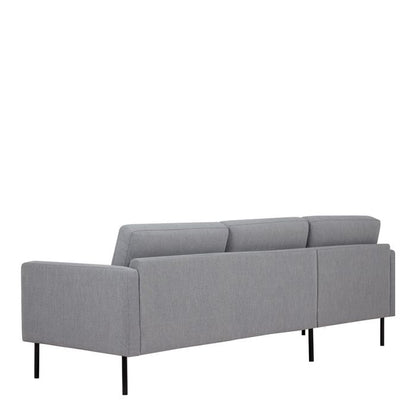 Cote | Furniture Larvik Chaise Longue Sofa (LH) - Black Legs, Grey Larvik, Sofas 60342381