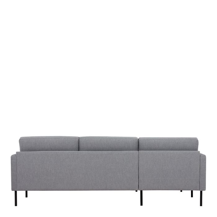 Cote | Furniture Larvik Chaise Longue Sofa (LH) - Black Legs, Grey Larvik, Sofas 60342381