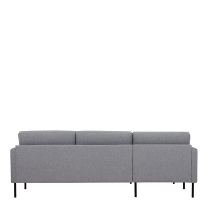 Cote | Furniture Larvik Chaise Longue Sofa (LH) - Black Legs, Grey Larvik, Sofas 60342381