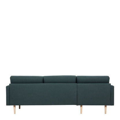 Cote | Furniture Larvik Chaise Longue Sofa  (LH) - Oak Legs, Dark Green Larvik, Sofas 6034238347