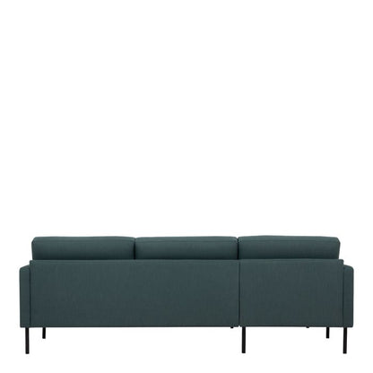 Cote | Furniture Larvik Chaise Longue Sofa (LH) - Black Legs, Dark Green Larvik, Sofas 60342383