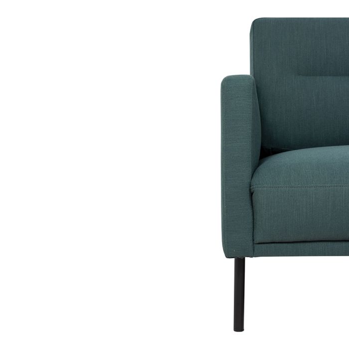 Cote | Furniture Larvik Chaise Longue Sofa (LH) - Black Legs, Dark Green Larvik, Sofas 60342383