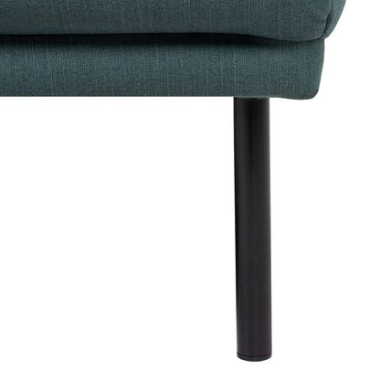 Cote | Furniture Larvik Chaise Longue Sofa (LH) - Black Legs, Dark Green Larvik, Sofas 60342383