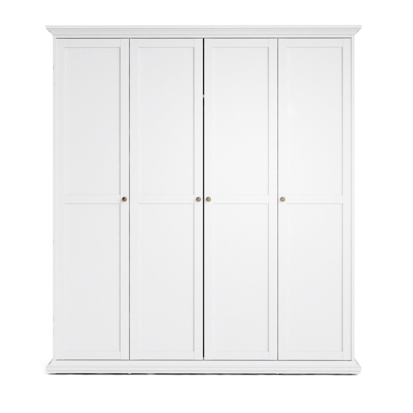 Cote | Furniture Paris Wardrobe 4 Door - White Paris, Wardrobes 7017535449