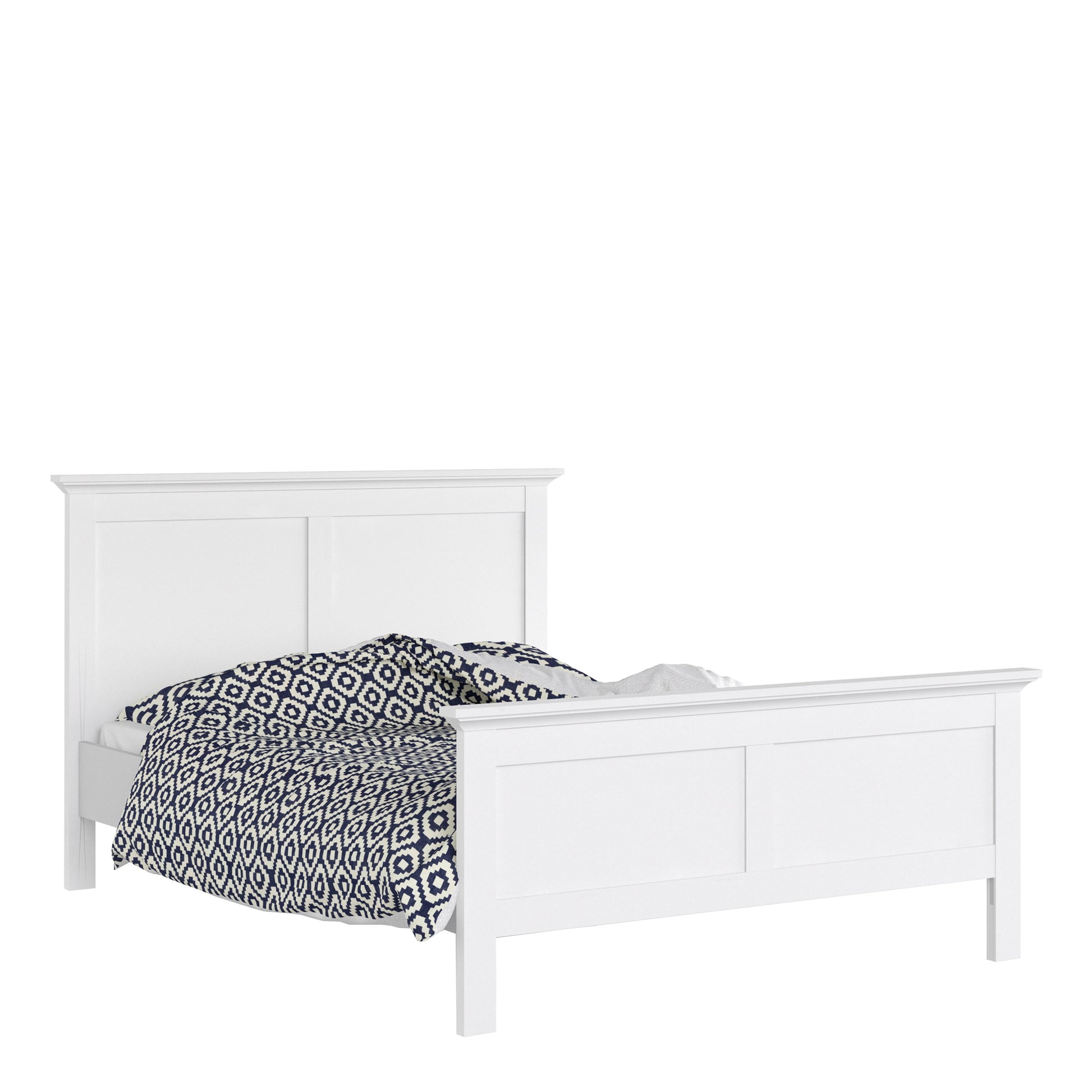 Cote | Furniture Paris Double Bed (140 x 200) - White Paris, Beds 7017670149