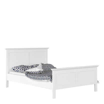 Cote | Furniture Paris Double Bed (140 x 200) - White Paris, Beds 7017670149