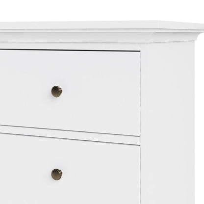 Cote | Furniture Paris Chest of Drawers, 4 Drawer - White Paris, Chest of Drawers 701767164949