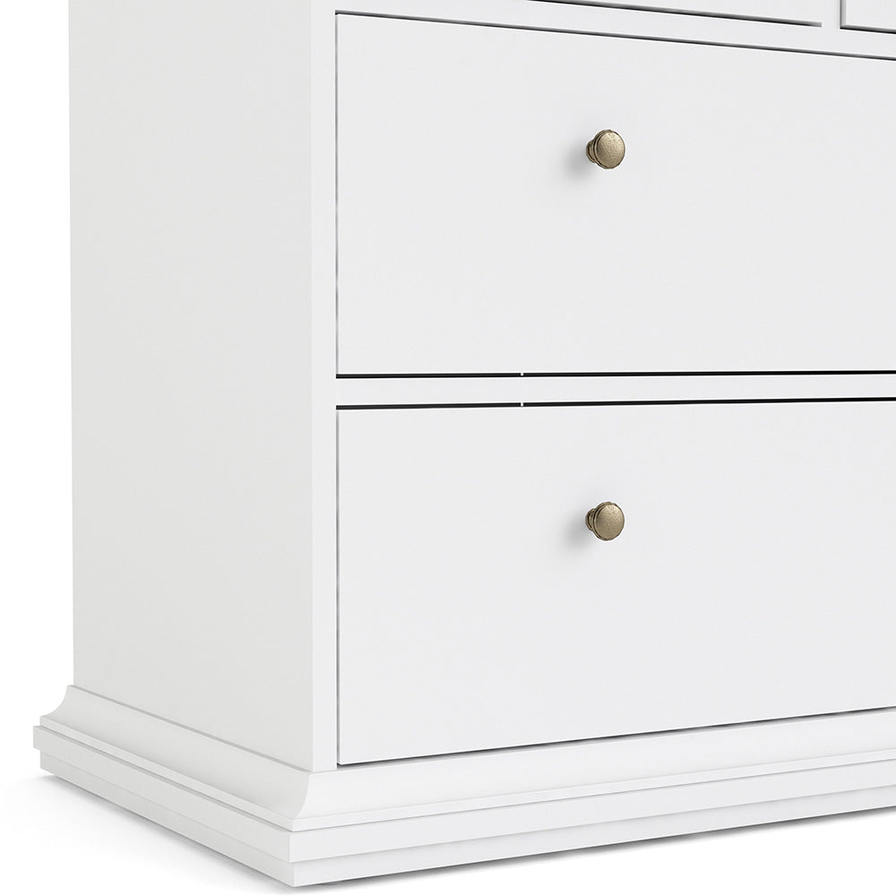 Cote | Furniture Paris Chest of Drawers, 4 Drawer - White Paris, Chest of Drawers 701767164949