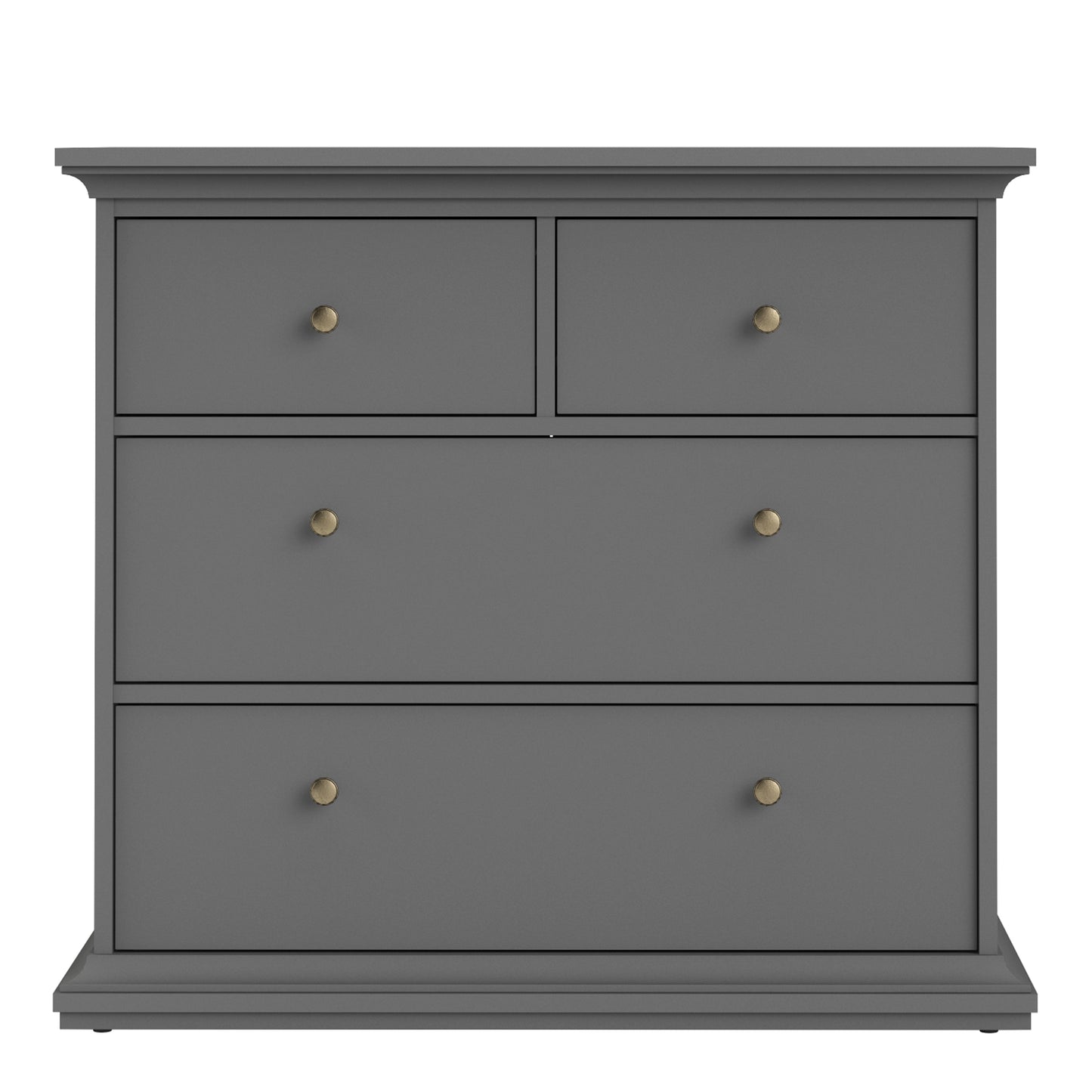 Cote | Furniture Paris Chest of Drawers, 4 Drawer - Grey Paris, Chest of Drawers 70176716igig