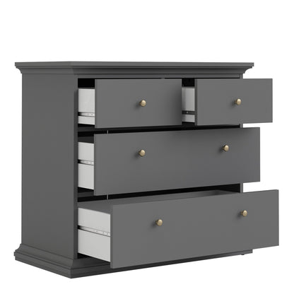 Cote | Furniture Paris Chest of Drawers, 4 Drawer - Grey Paris, Chest of Drawers 70176716igig