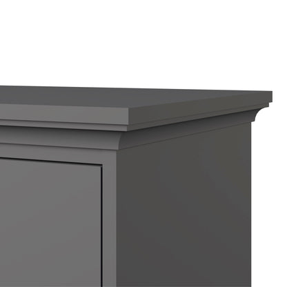 Cote | Furniture Paris Chest of Drawers, 5 Drawer - Grey Paris, Chest of Drawers 70176717igig