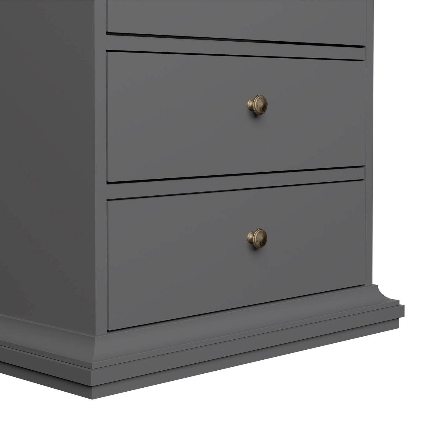 Cote | Furniture Paris Chest of Drawers, 5 Drawer - Grey Paris, Chest of Drawers 70176717igig