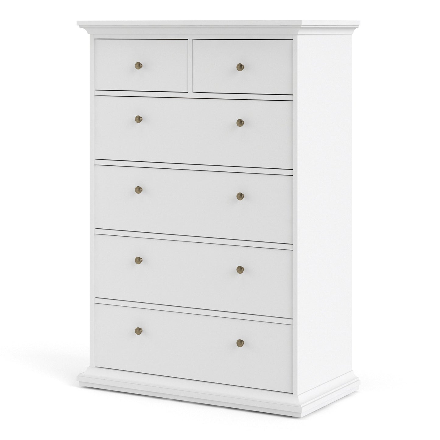 Cote | Furniture Paris Chest of Drawers, 6 Drawer - White Paris, Chest of Drawers 701767184949