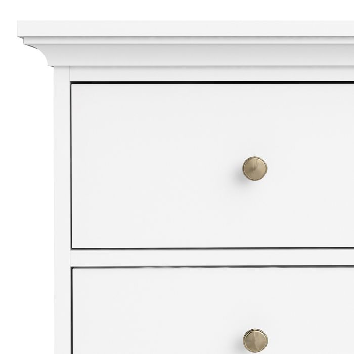 Cote | Furniture Paris Chest of Drawers, 8 Drawer - White Paris, Chest of Drawers 701767194949