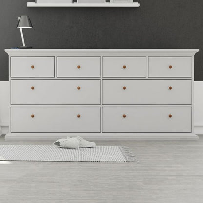 Cote | Furniture Paris Chest of Drawers, 8 Drawer - White Paris, Chest of Drawers 701767194949