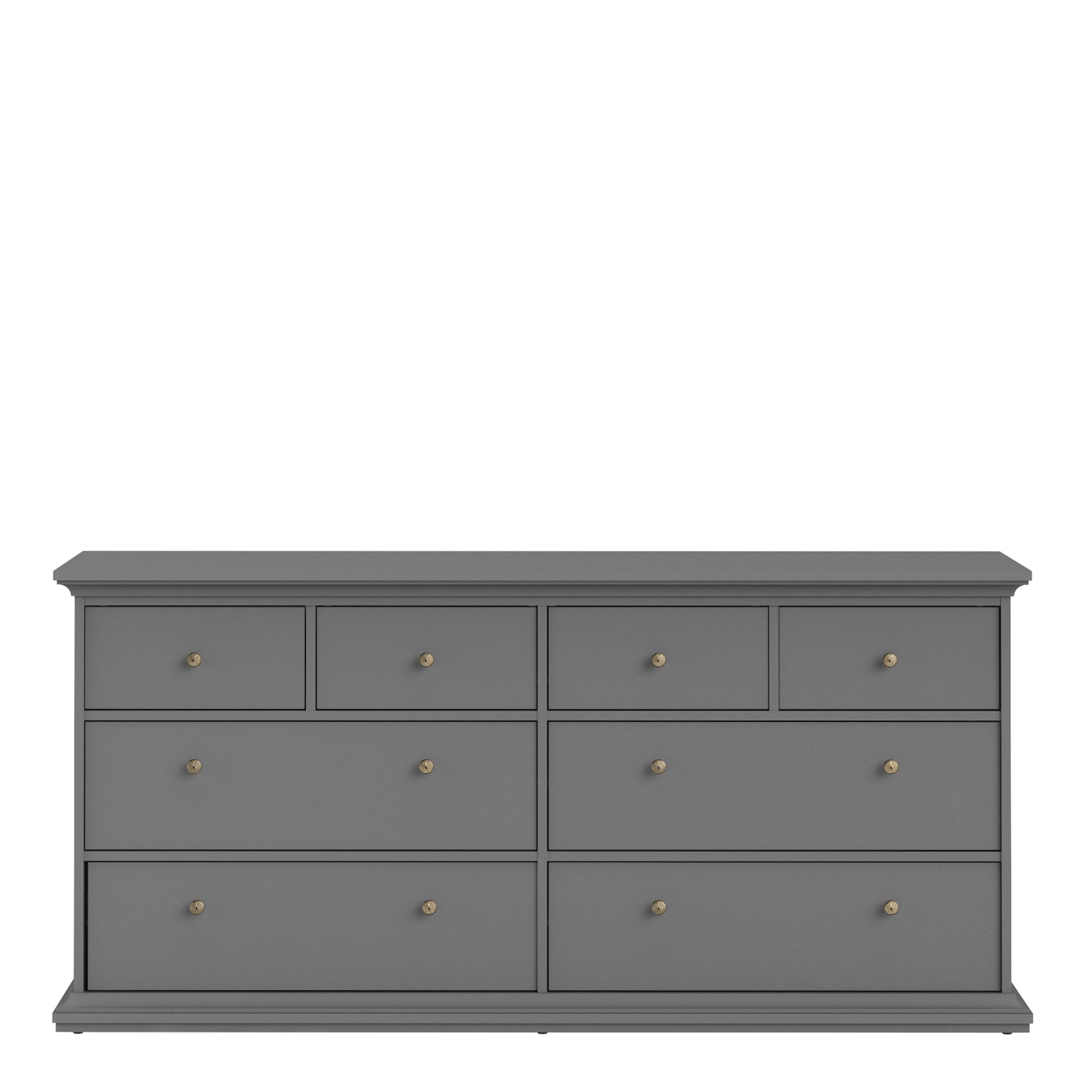 Cote | Furniture Paris Chest of Drawers, 8 Drawer - Grey Paris, Chest of Drawers 70176719igig