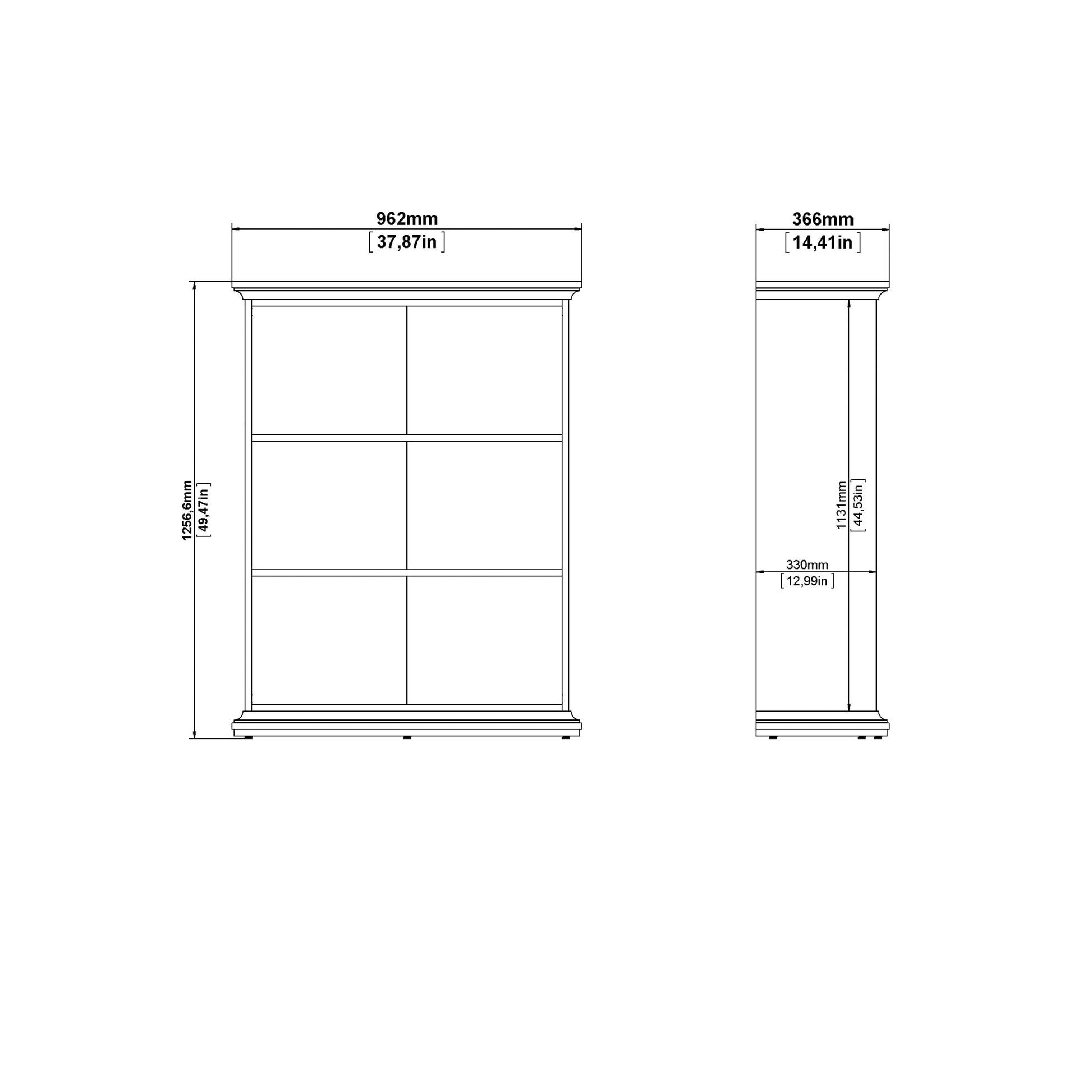 Cote | Furniture Paris Bookcase, Low - White Paris, Bookcases 701778094949