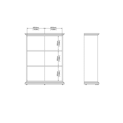 Cote | Furniture Paris Bookcase, Low - White Paris, Bookcases 701778094949