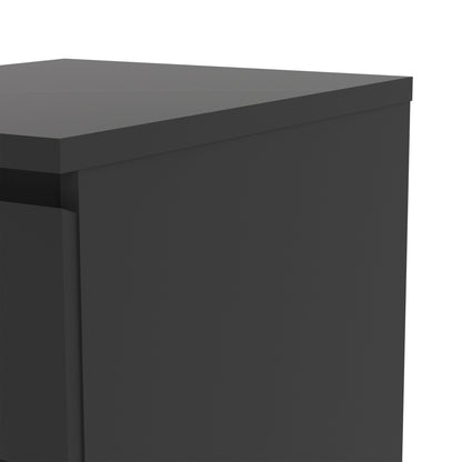 Cote | Furniture Naia Bedside Table, 3 Drawer - Black Naia, Bedside Tables 70271078gm