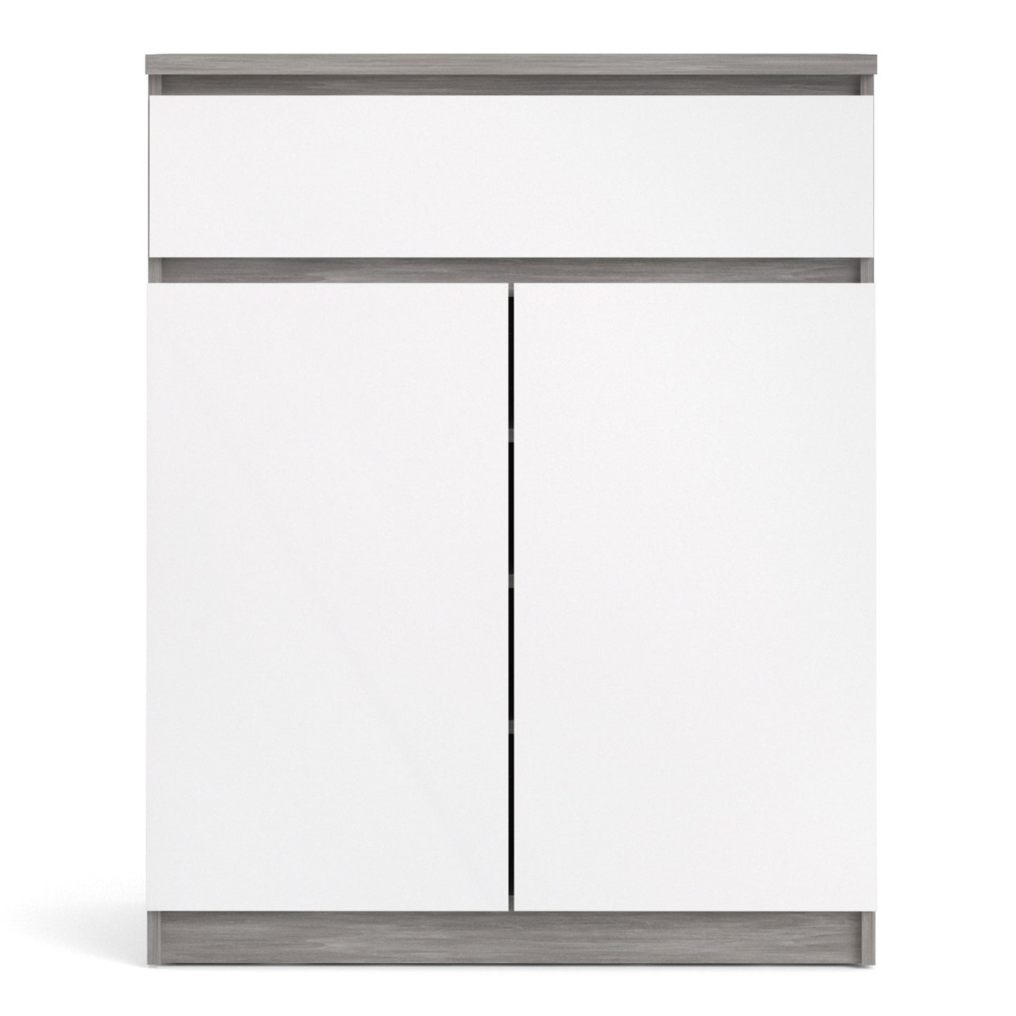 Cote | Furniture Naia Sideboard, 1 Drawer + 2 Doors - Concrete Grey & White Naia, Sideboards 70276234gxuu