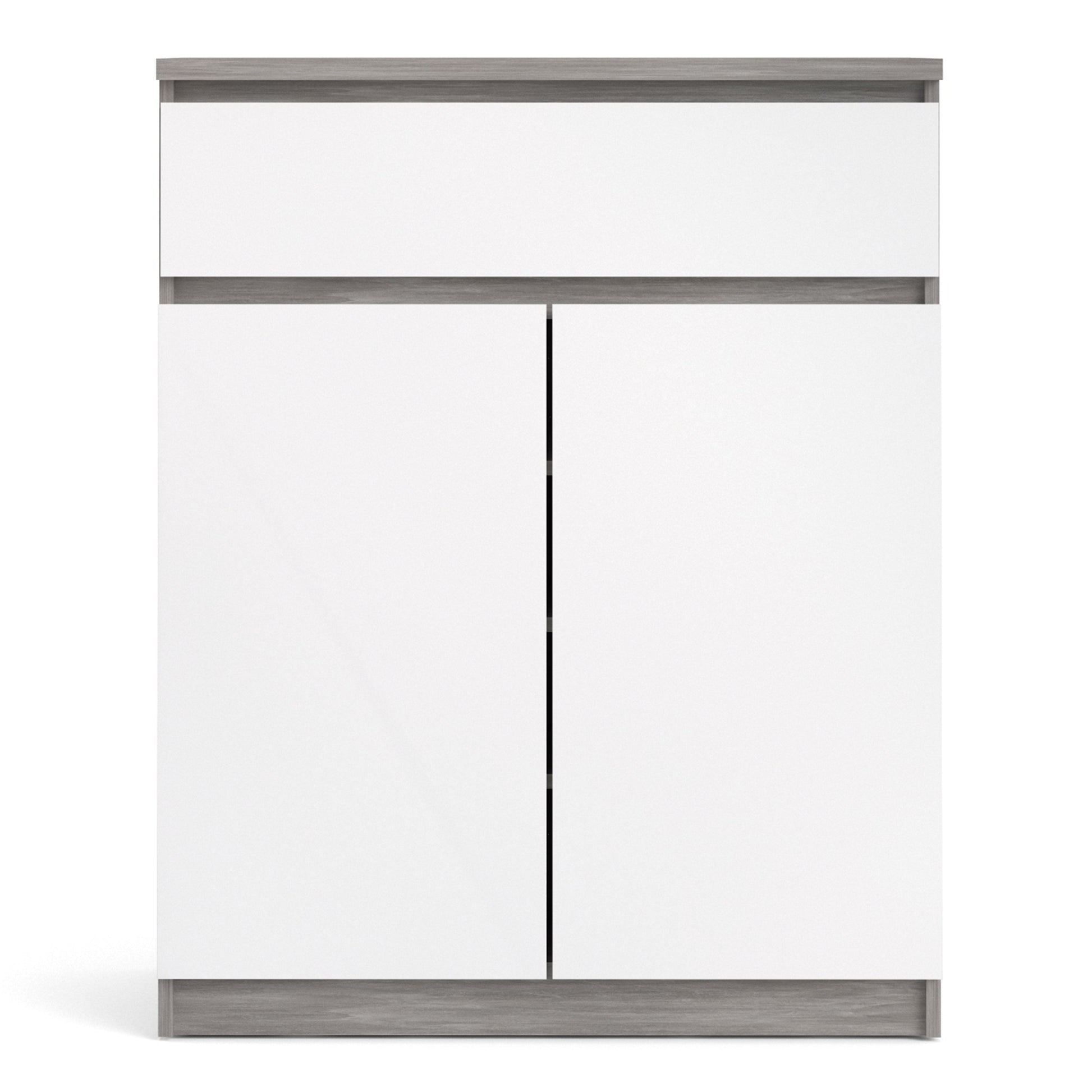 Cote | Furniture Naia Sideboard, 1 Drawer + 2 Doors - Concrete Grey & White Naia, Sideboards 70276234gxuu