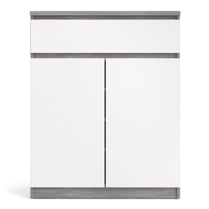 Cote | Furniture Naia Sideboard, 1 Drawer + 2 Doors - Concrete Grey & White Naia, Sideboards 70276234gxuu