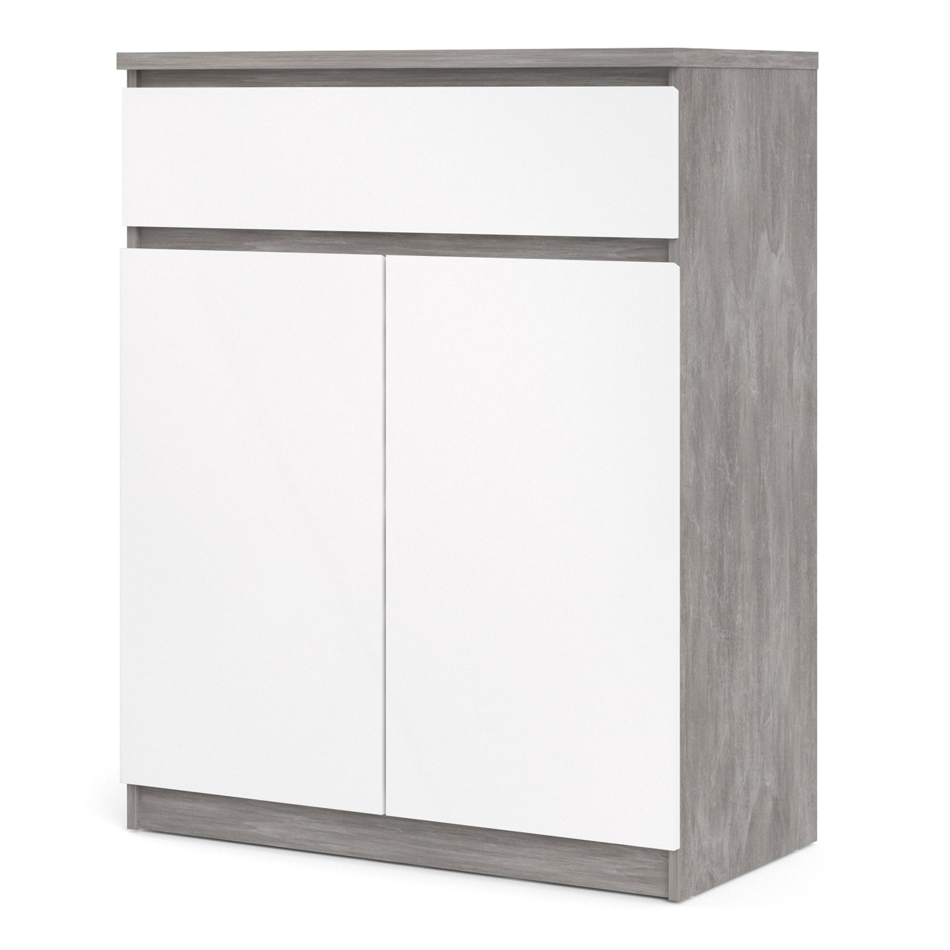 Cote | Furniture Naia Sideboard, 1 Drawer + 2 Doors - Concrete Grey & White Naia, Sideboards 70276234gxuu