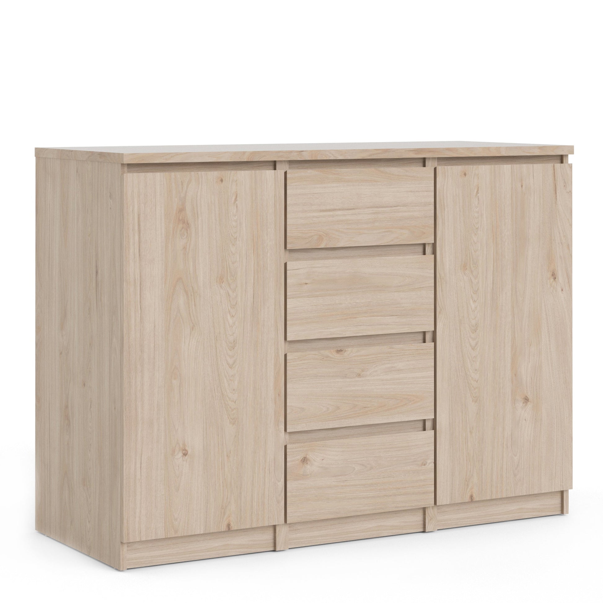 Cote | Furniture Naia Sideboard, 4 Drawer + 2 Doors - Oak Naia, Sideboards 70276236hl