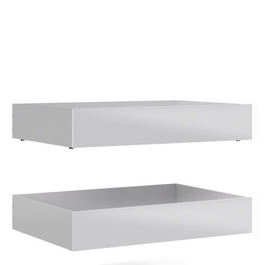 Cote | Furniture Naia Underbed Drawers (for Single or Double beds) - White (Set of 2) Naia, Beds 70276242uu