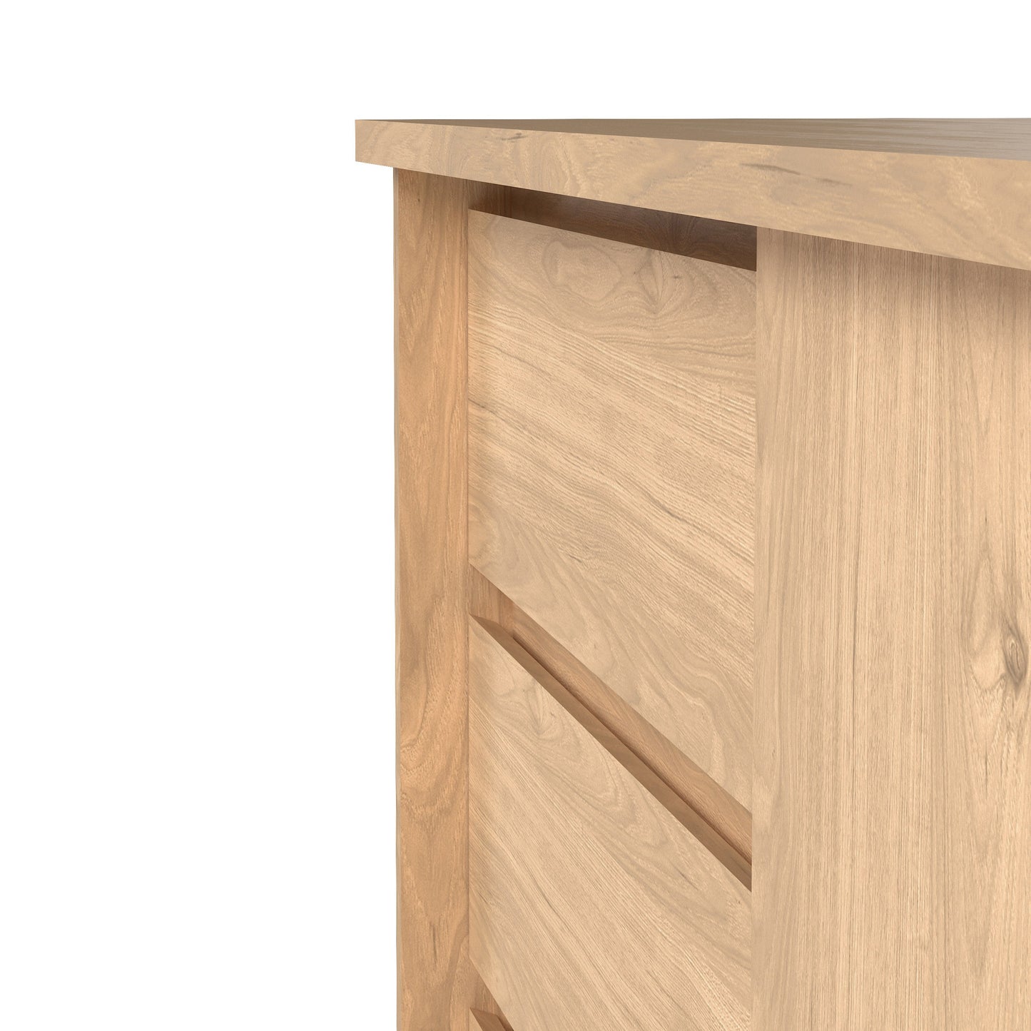 Cote | Furniture Naia Storage Cabinet, 1 Sliding Door + 3 Drawer - Oak Naia, Cupboards 70292207hlhl