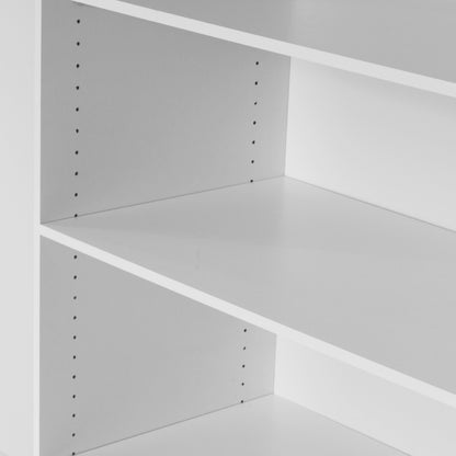 Cote | Furniture Verona Wardrobe, Sliding Doors + 5 Shelves (180cm) - White & White with Mirror Doors Verona, Wardrobes 7037528230