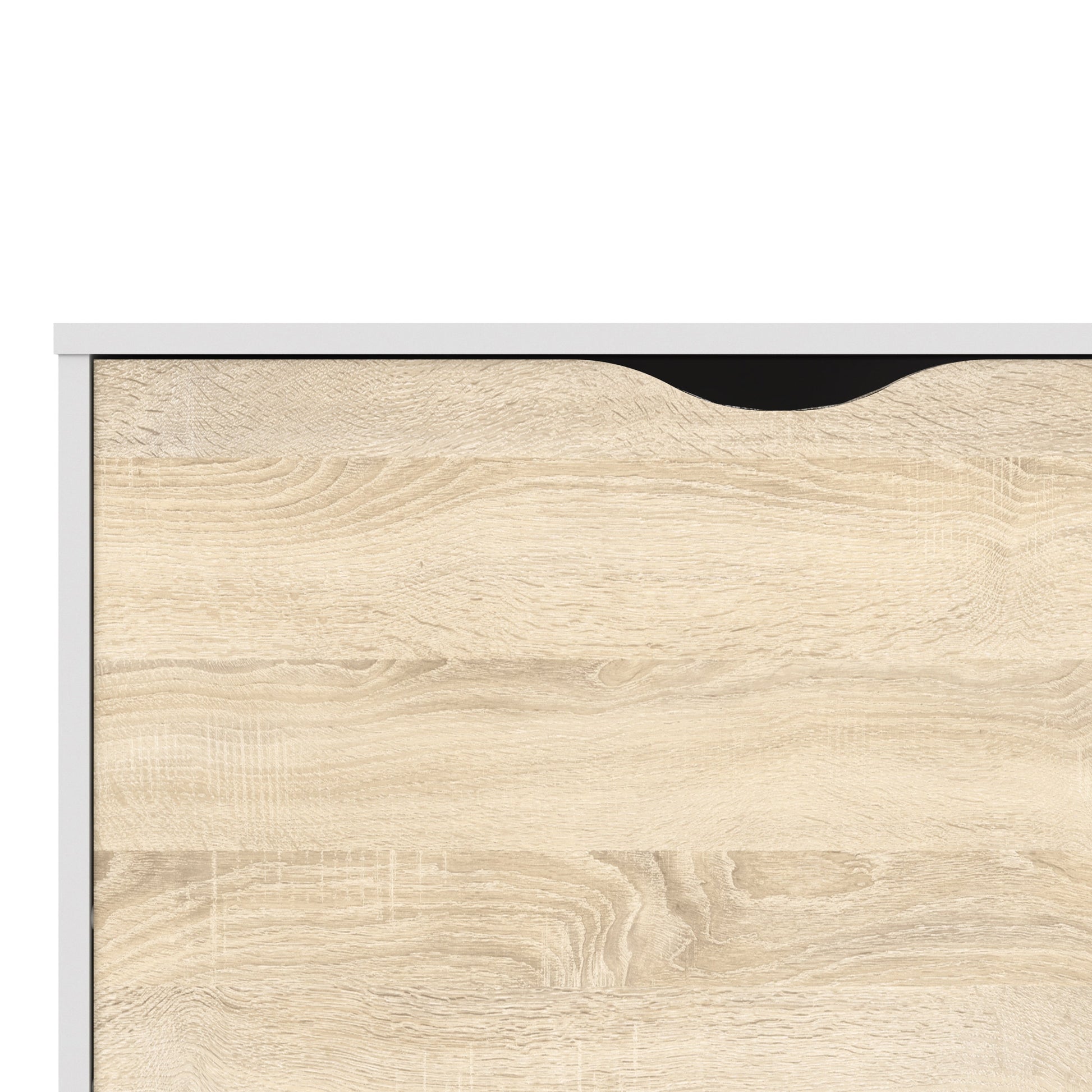 Cote | Furniture Oslo Shoe Storage, 3 Drawer - White & Oak Oslo, Shoe Storage 7044107449ak