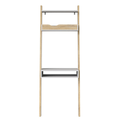 Cote | Furniture Oslo Desk, Leaning - White & Oak Oslo, Dressing Tables & Desks 7047538949ak