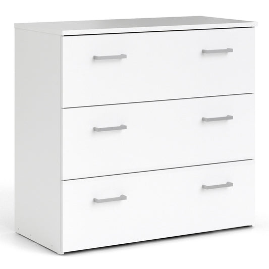 Cote | Furniture Space Chest of Drawers, 3 Drawer - White Space, Chest of Drawers 705704214949