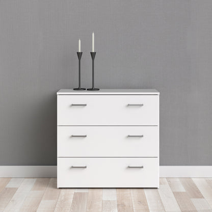 Cote | Furniture Space Chest of Drawers, 3 Drawer - White Space, Chest of Drawers 705704214949