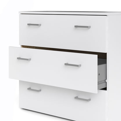 Cote | Furniture Space Chest of Drawers, 3 Drawer - White Space, Chest of Drawers 705704214949