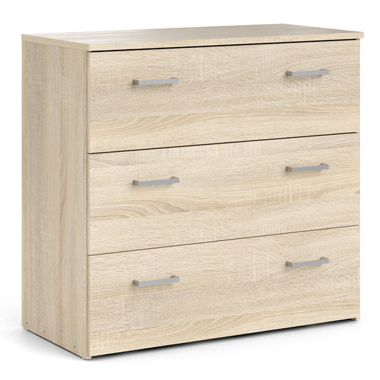 Cote | Furniture Space Chest of Drawers, 3 Drawer - Oak Space, Chest of Drawers 70570421akak