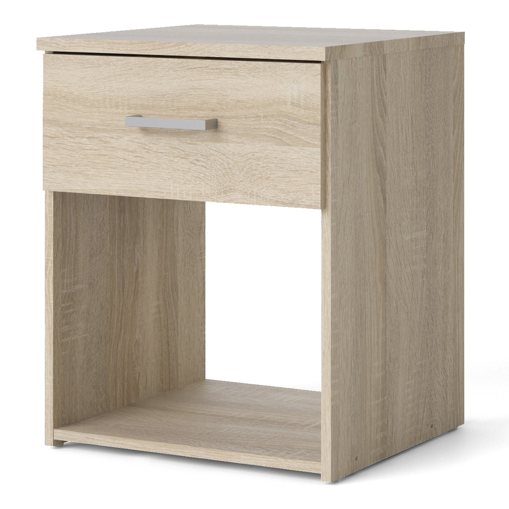 Cote | Furniture Space Bedside Table, 1 Drawer - Oak Space, Bedside Tables 70570423akak