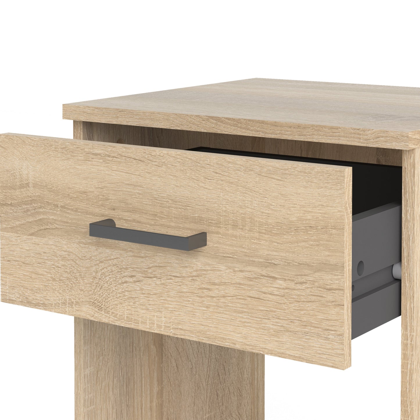 Cote | Furniture Space Bedside Table, 1 Drawer - Oak Space, Bedside Tables 70570423akak