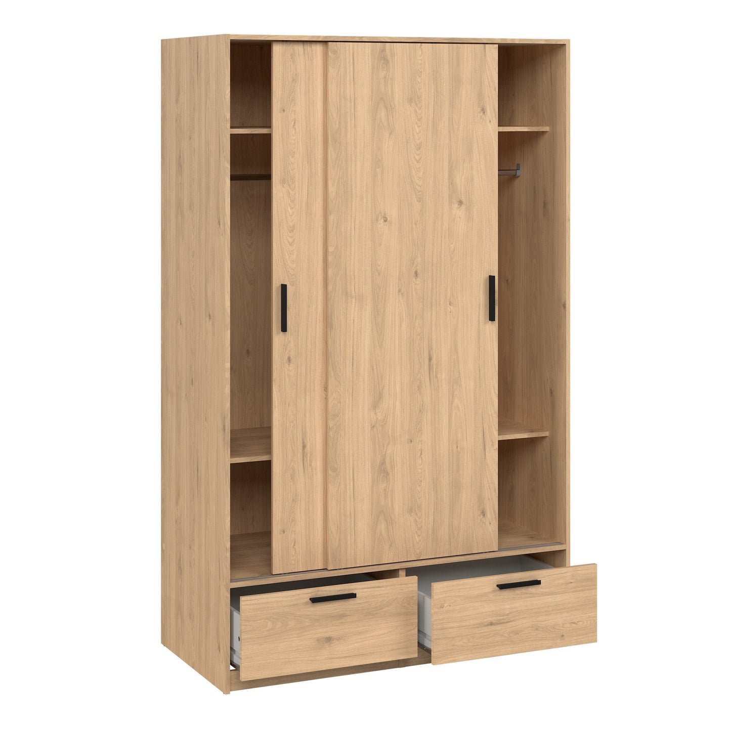 Cote | Furniture Line Wardrobe, 2 Door + 2 Drawer - Oak Line, Wardrobes 70674324hlhl