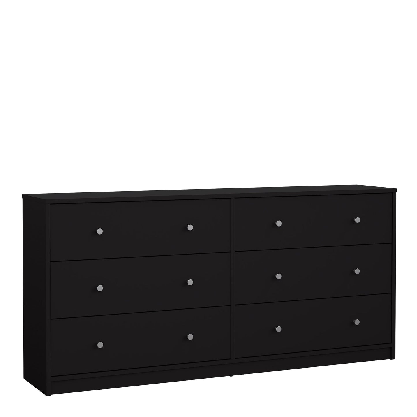 Cote | Furniture May Chest of Drawers, Dresser, 6 Drawer (3+3) - Black May, Chest of Drawers 708703288686