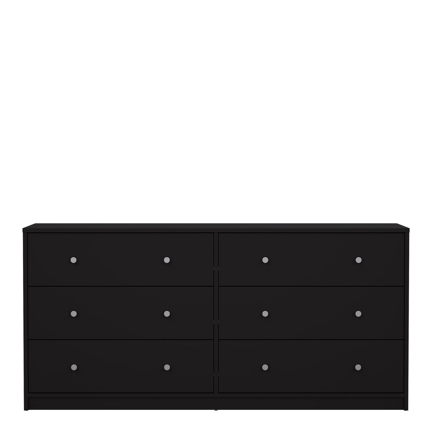 Cote | Furniture May Chest of Drawers, Dresser, 6 Drawer (3+3) - Black May, Chest of Drawers 708703288686