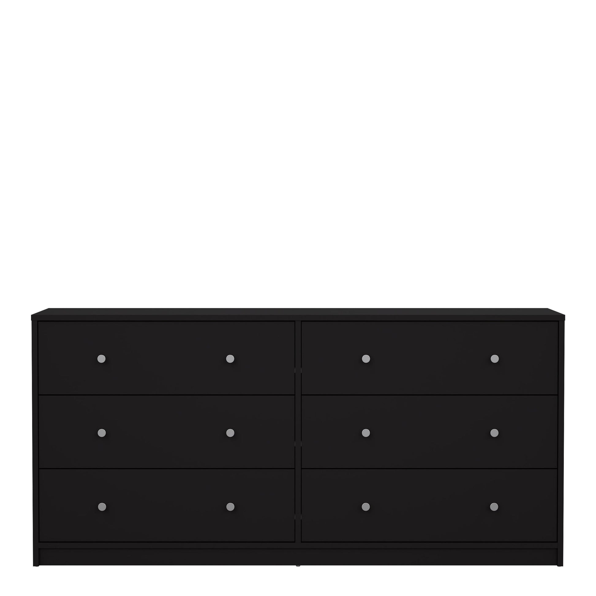 Cote | Furniture May Chest of Drawers, Dresser, 6 Drawer (3+3) - Black May, Chest of Drawers 708703288686