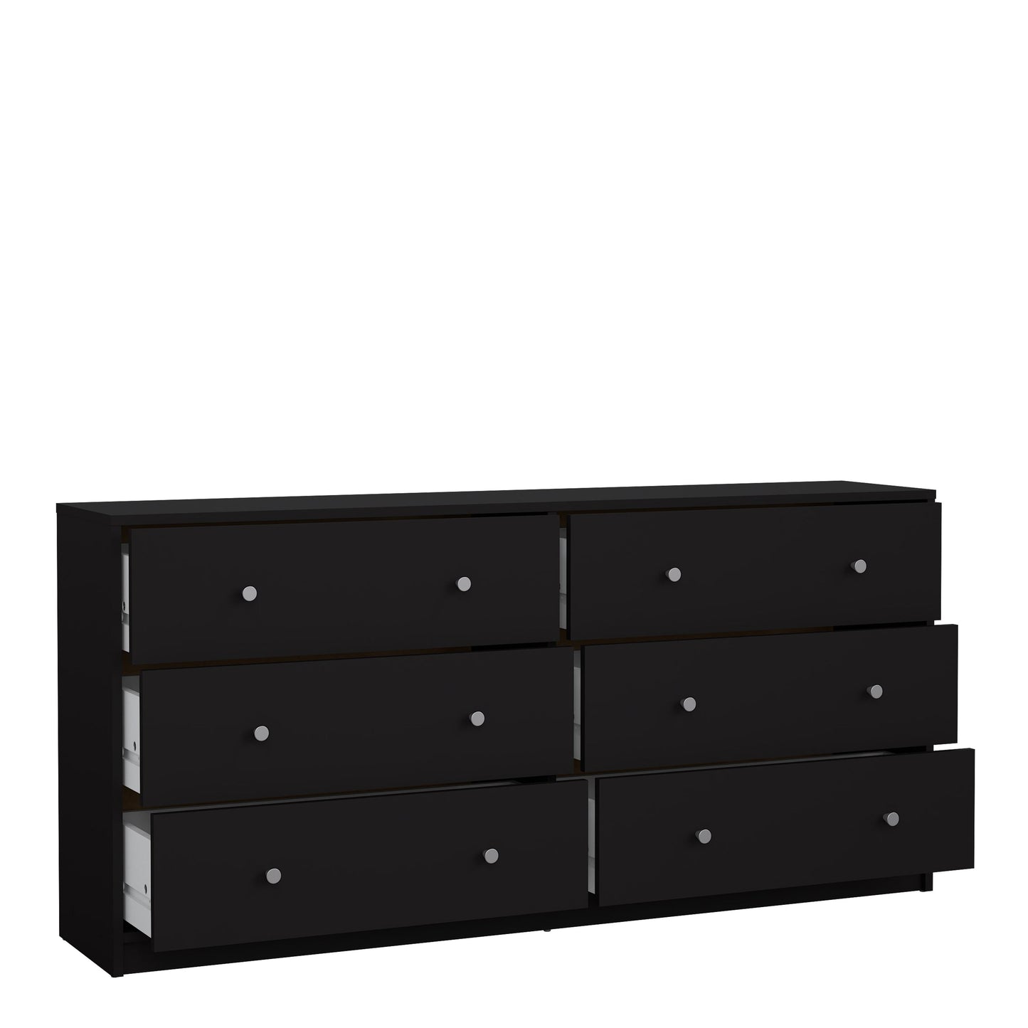 Cote | Furniture May Chest of Drawers, Dresser, 6 Drawer (3+3) - Black May, Chest of Drawers 708703288686