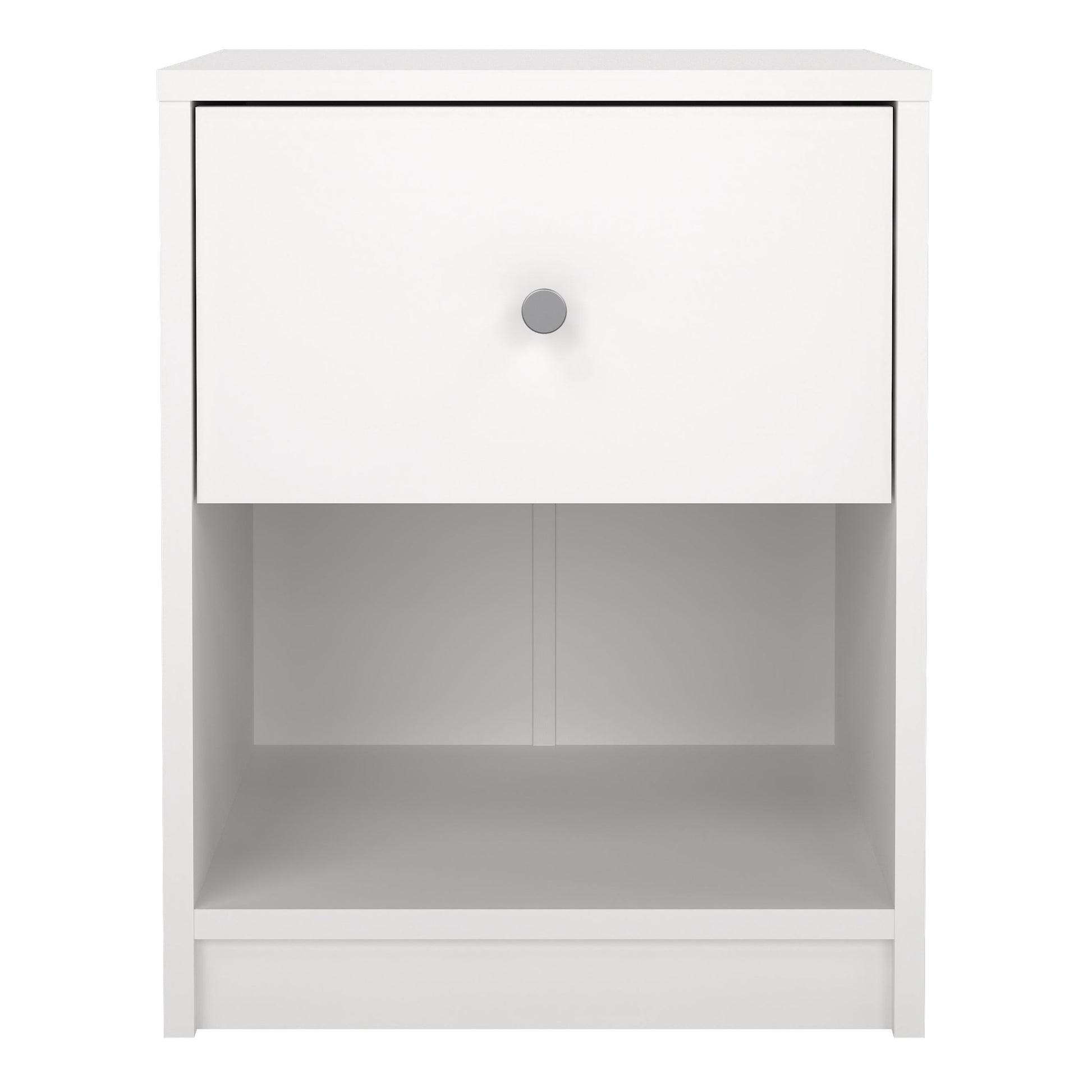 Cote | Furniture May Bedside Table, 1 Drawer - White May, Bedside Tables 7087033149