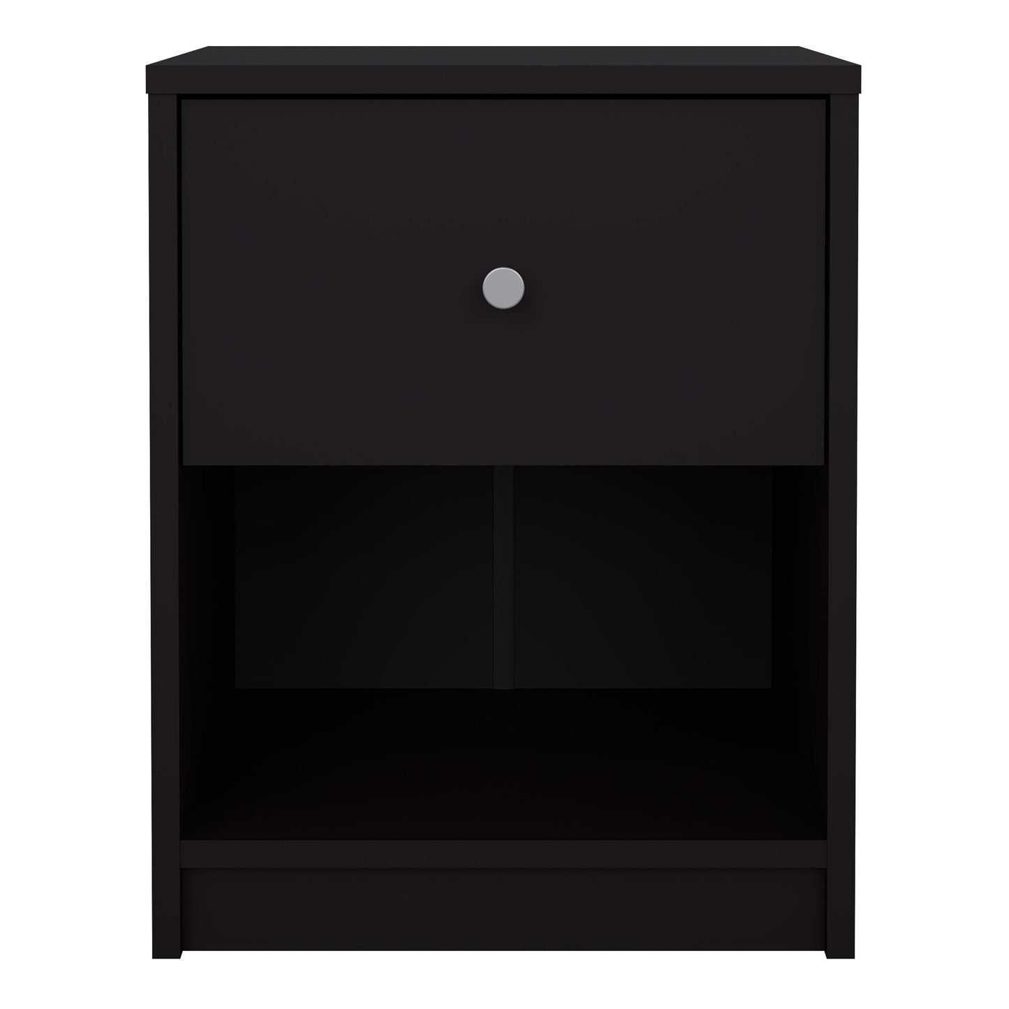 Cote | Furniture May Bedside Table, 1 Drawer - Black May, Bedside Tables 7087033186