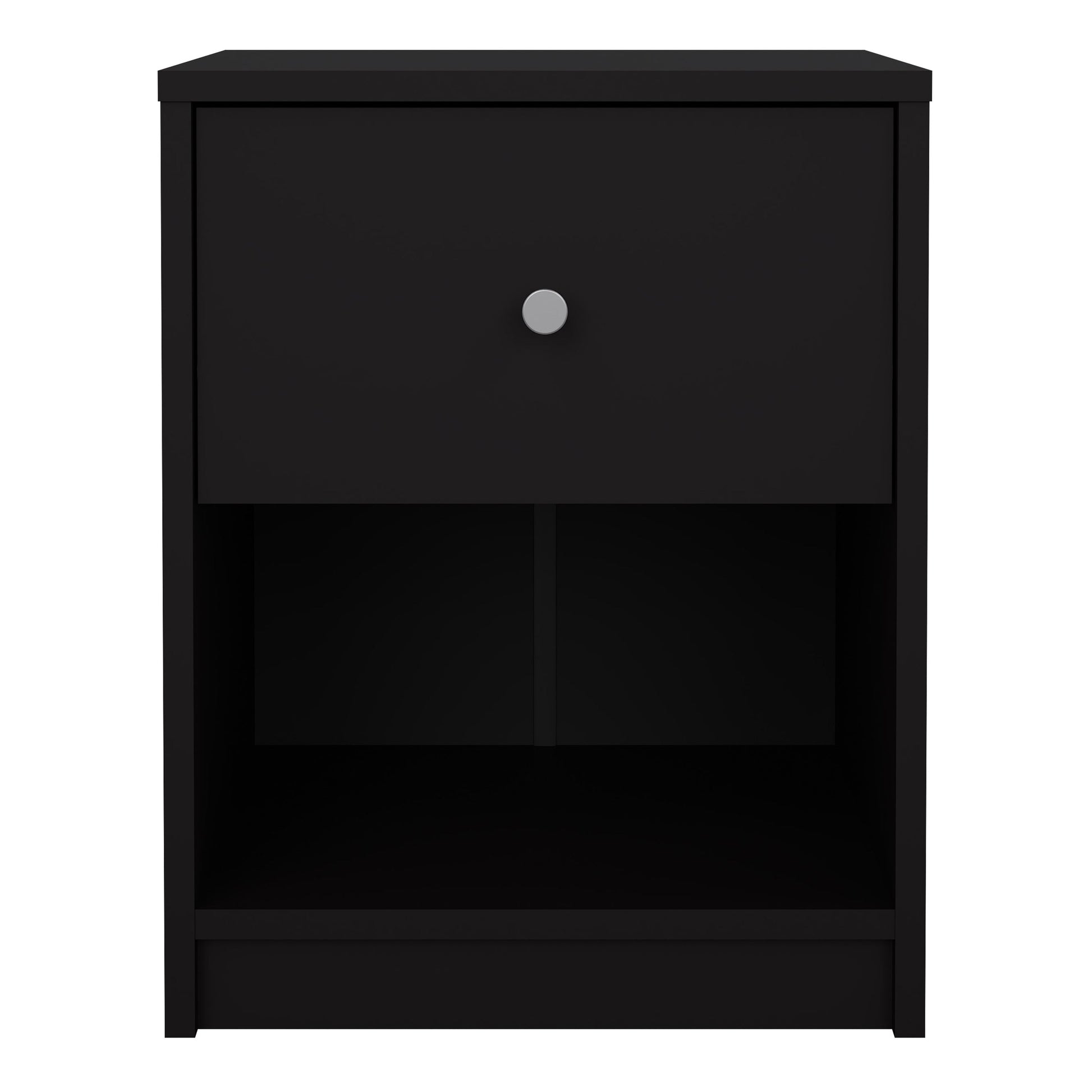 Cote | Furniture May Bedside Table, 1 Drawer - Black May, Bedside Tables 7087033186