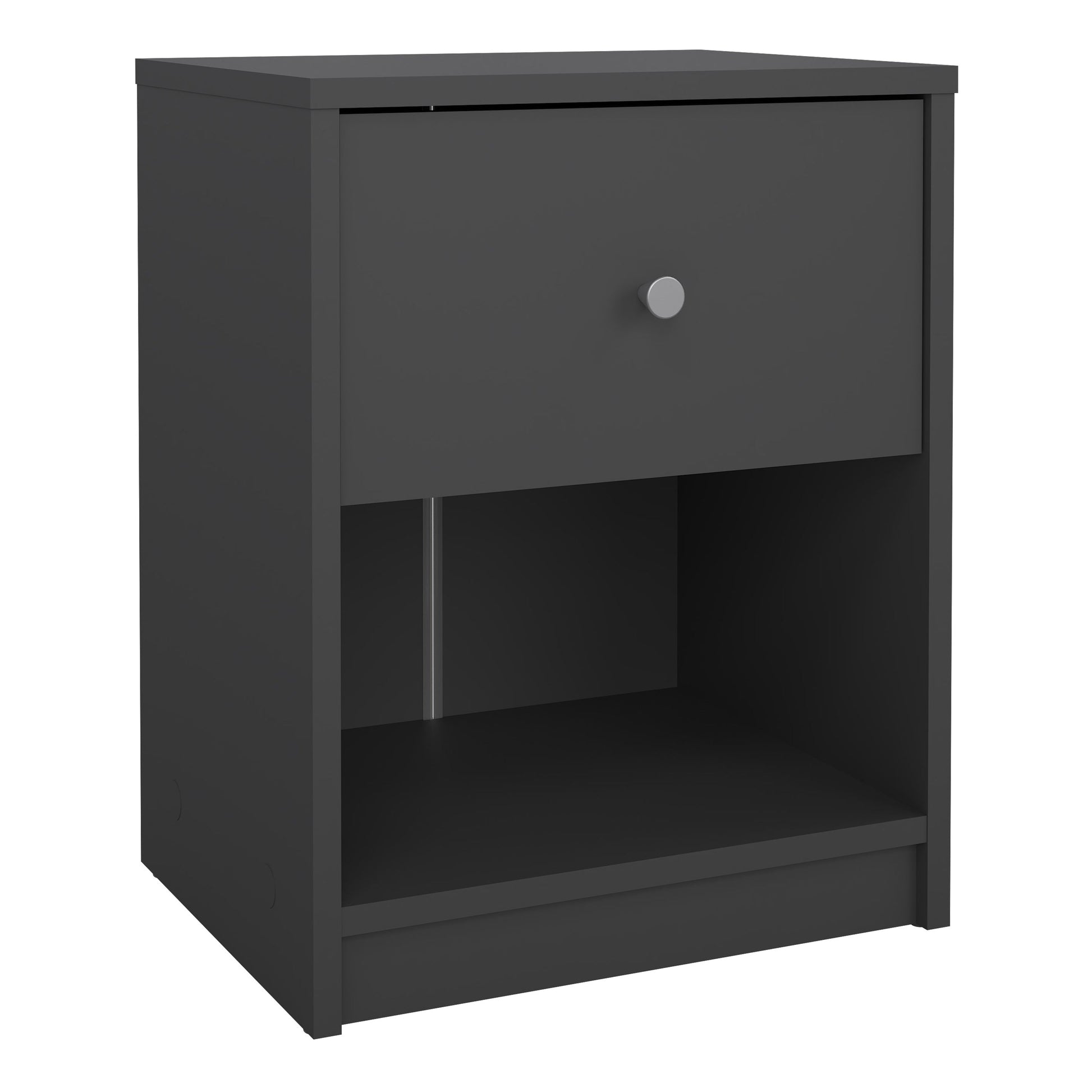 Cote | Furniture May Bedside Table, 1 Drawer - Grey May, Bedside Tables 70870331cn