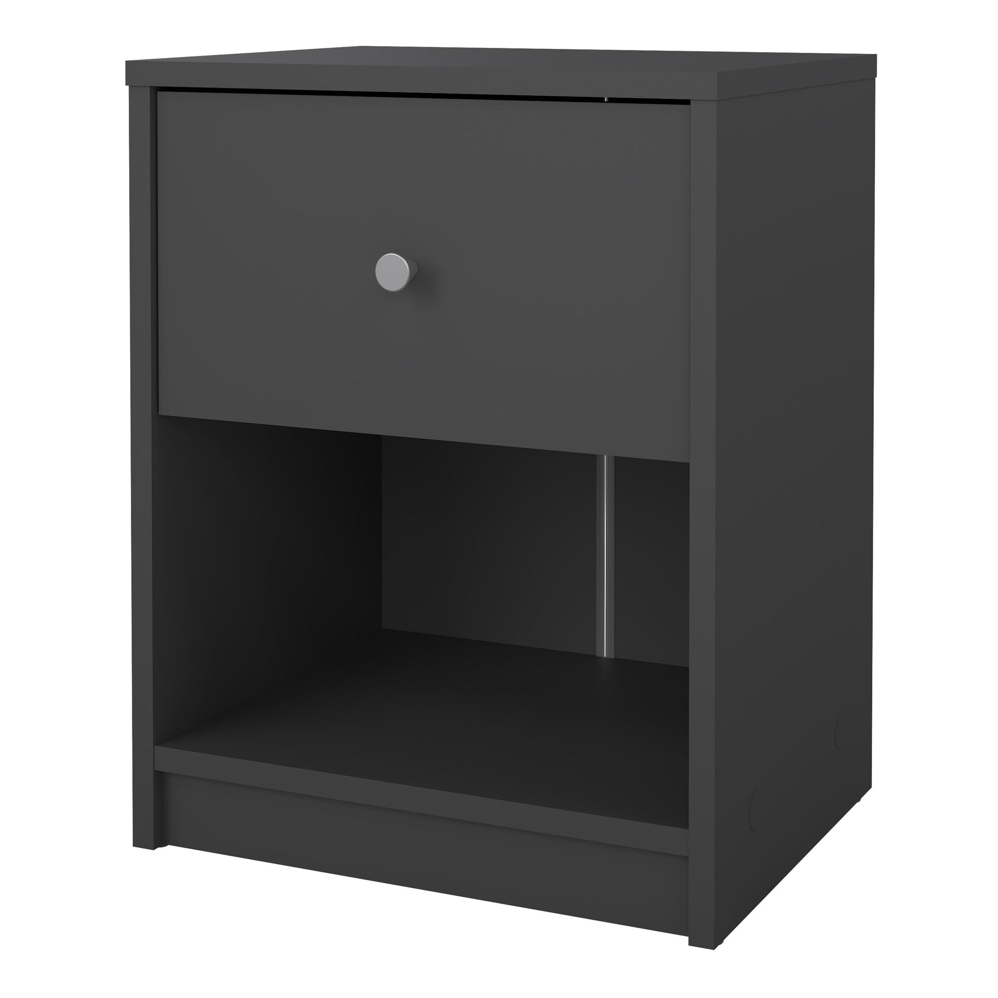 Cote | Furniture May Bedside Table, 1 Drawer - Grey May, Bedside Tables 70870331cn