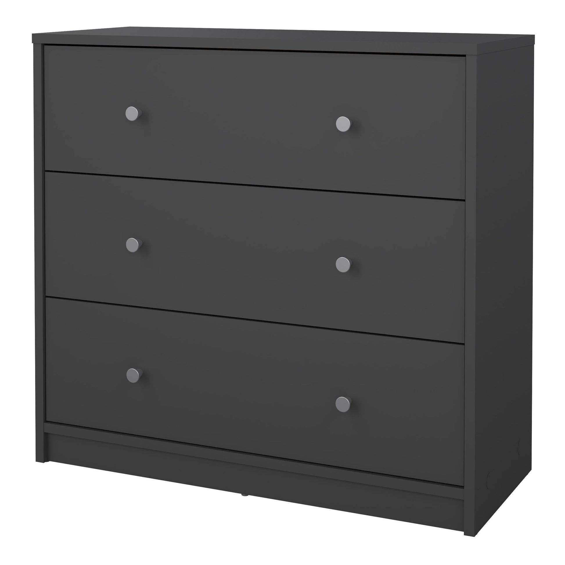 Cote | Furniture May Chest of Drawers, 3 Drawer - Grey May, Chest of Drawers 70870332cn